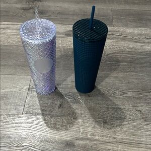 ⭐️New Starbucks Set of Two Textured Tumblers